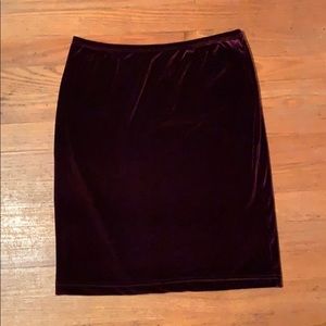 American Apparel Funky Velvet Skirt